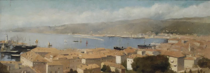Blick auf Triest, ca. 1889